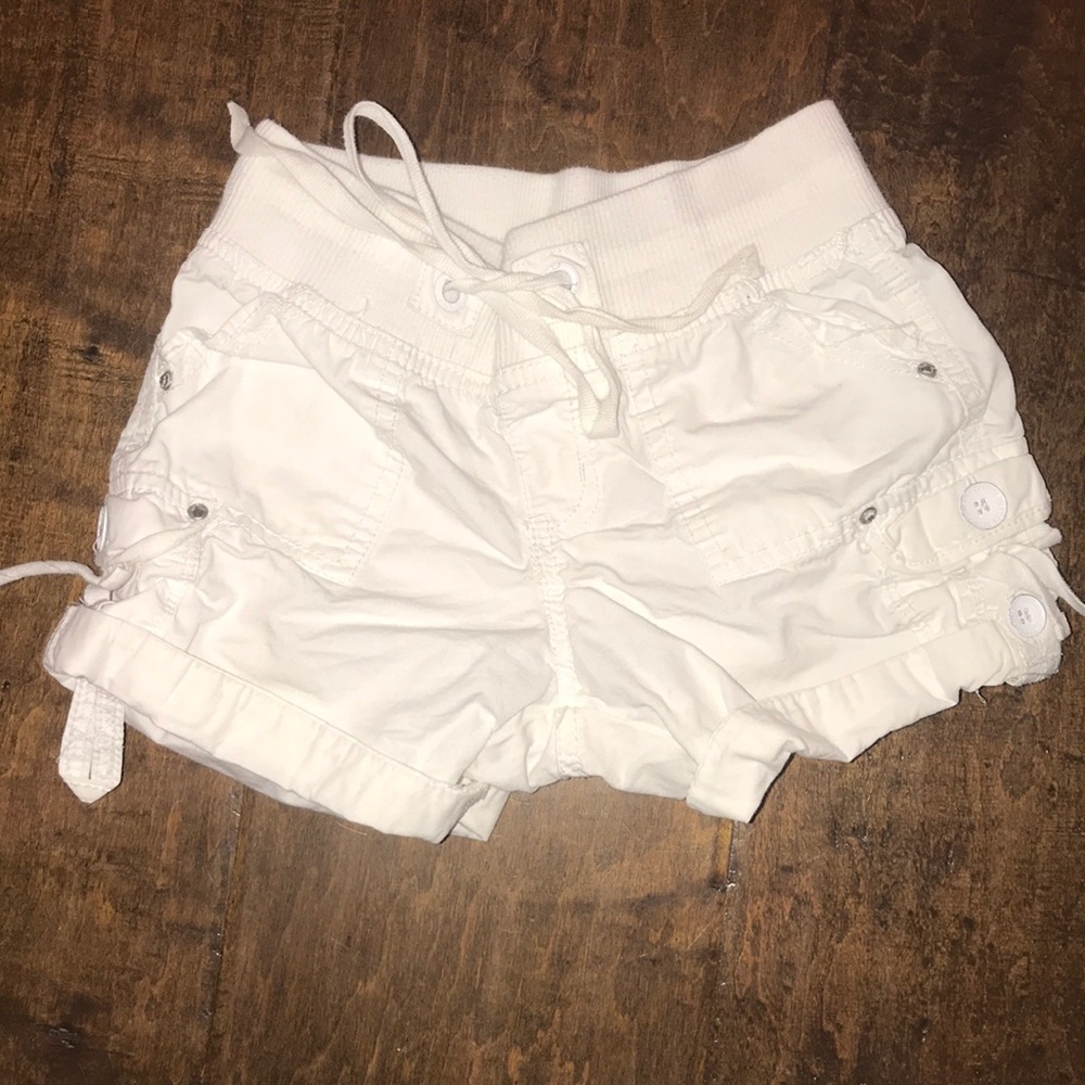 White Justice Shorts